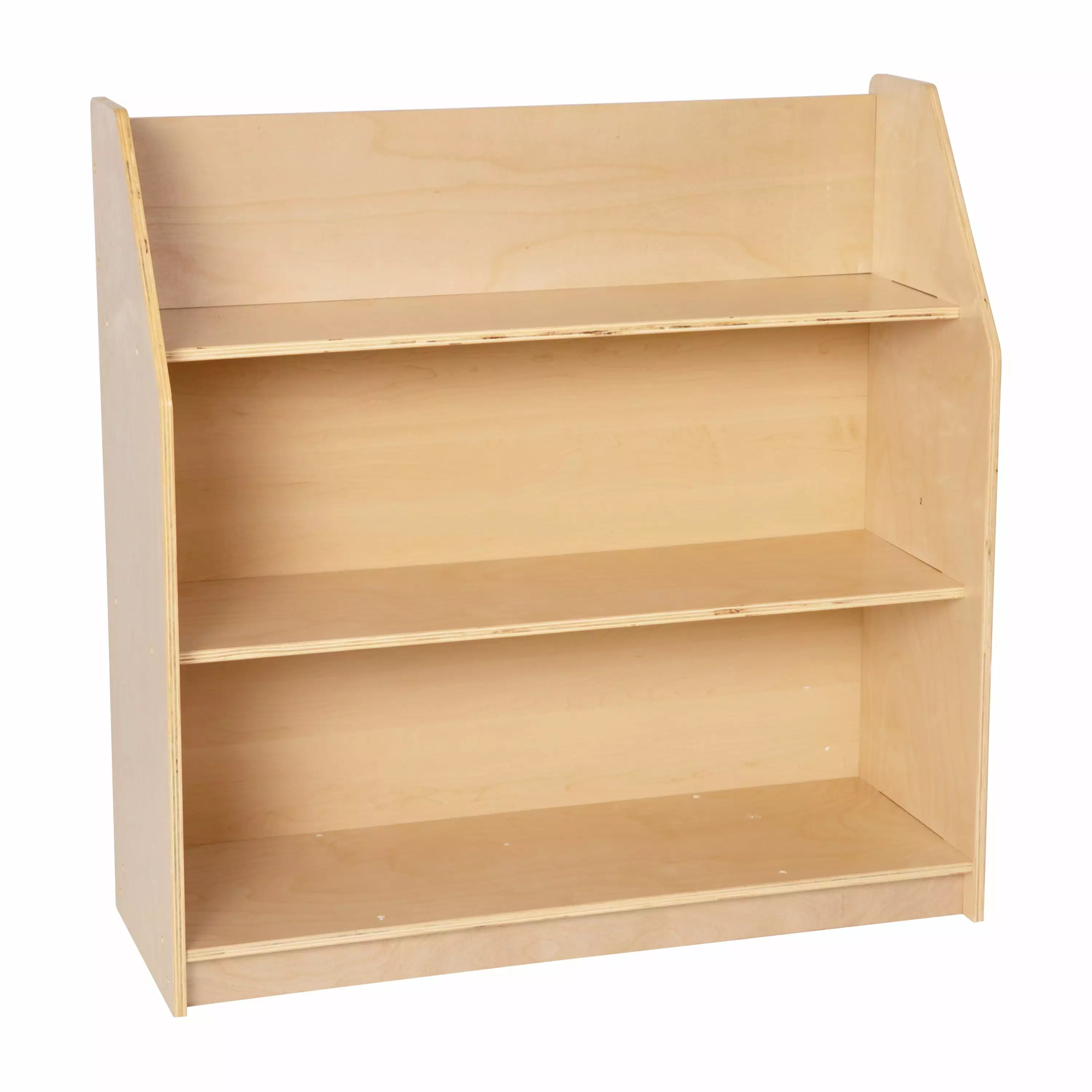Flash Furniture Hercules Kids 3 Shelves Timeless Wooden Classroom Storage Natural