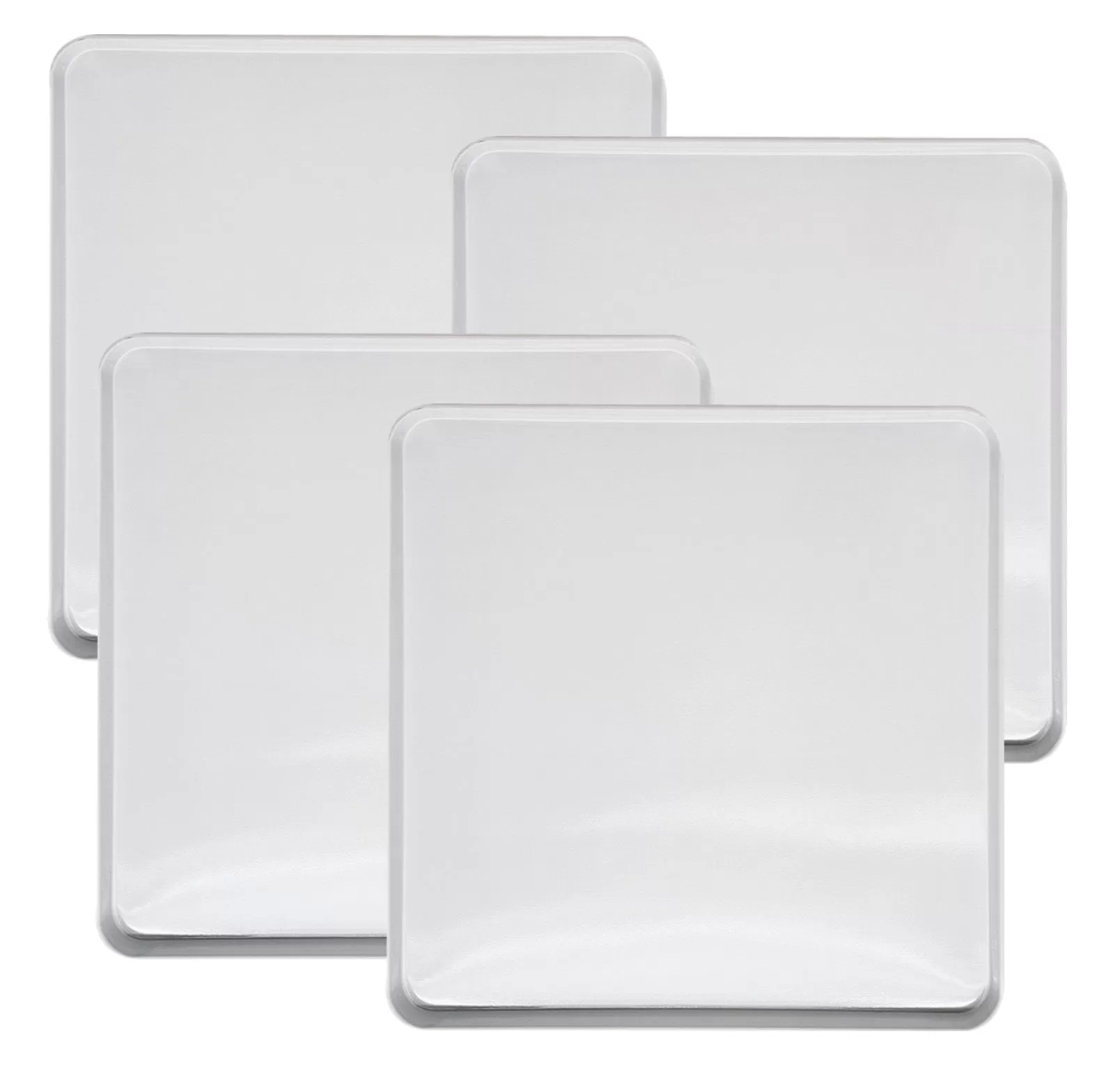 Range Kleen 563 Square Burner Kover Set 4 White Stoves