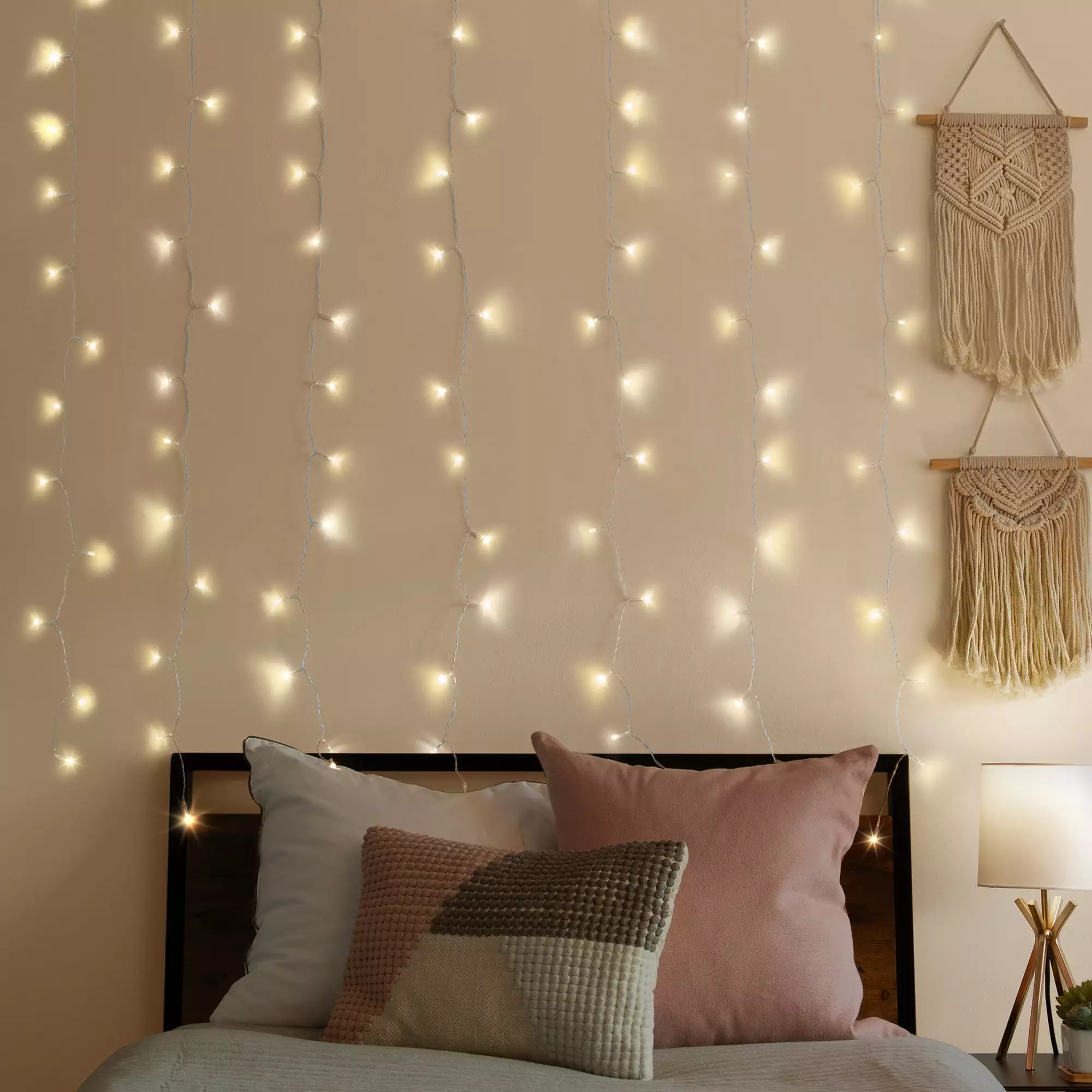 Merkury Noveltys Indoor Warm White Curtain Lights Remote Control USB Merkury Innovations