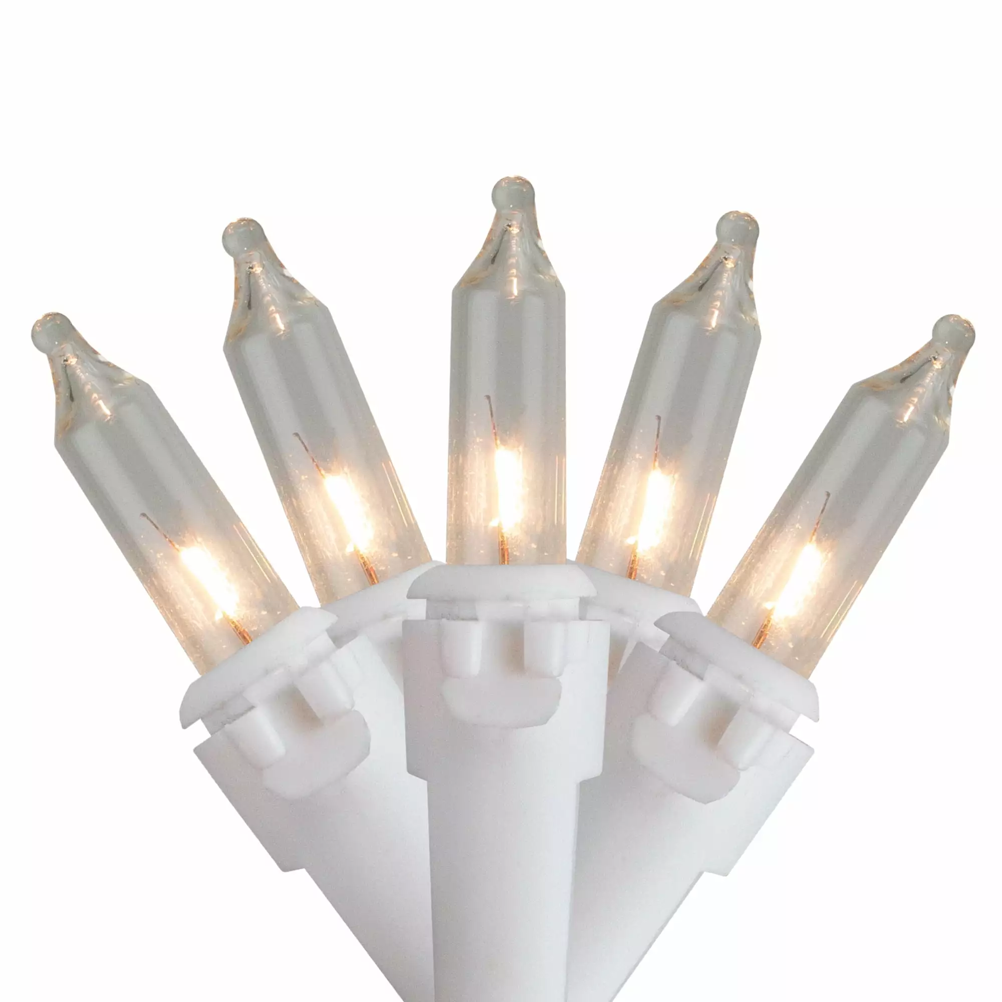 Northlight 300 Count Decorative Christmas Lights Clear 61 Foot White Wire