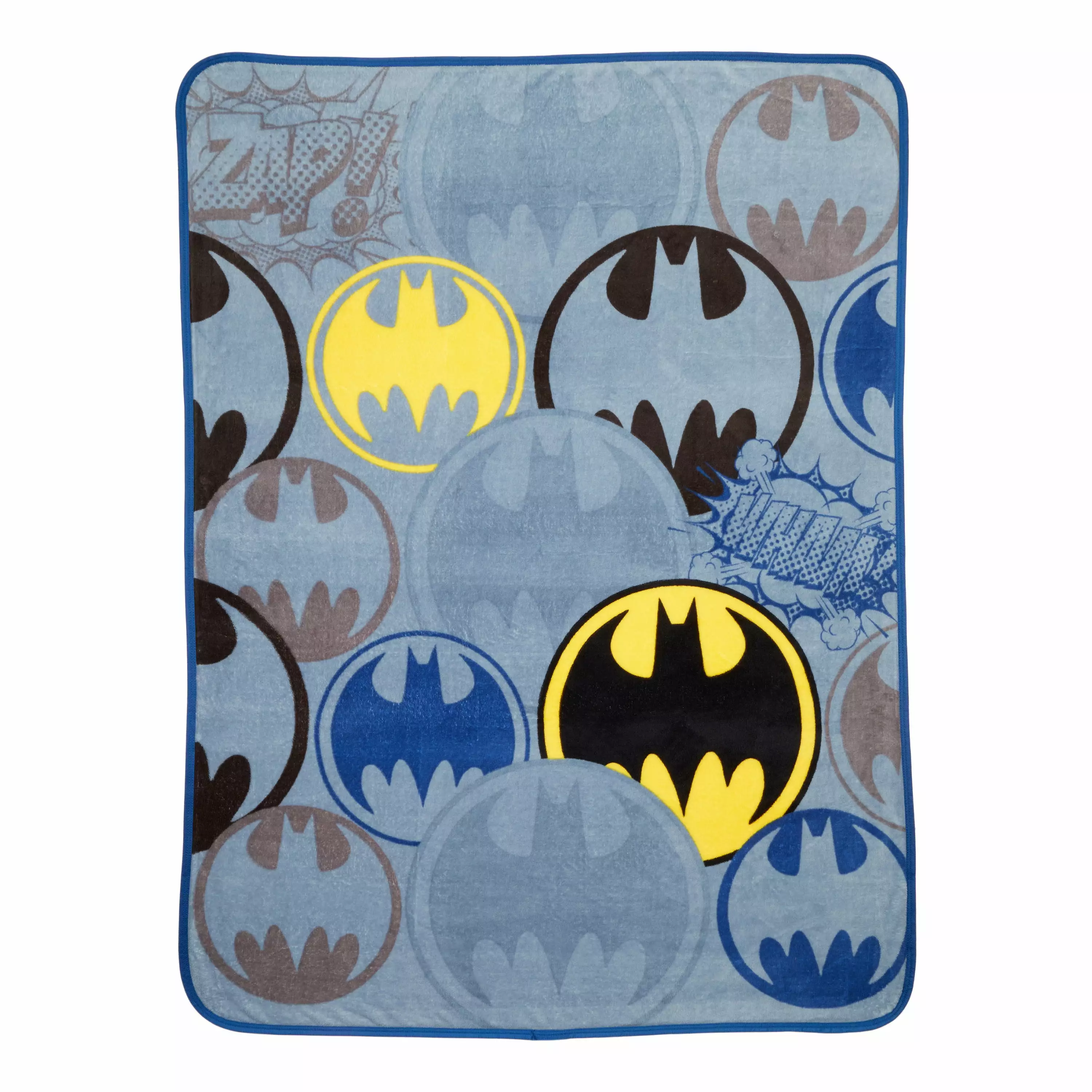 Batman Kids Fleece Throw Blanket - Warner Brothers Official 46 x 60 Inches