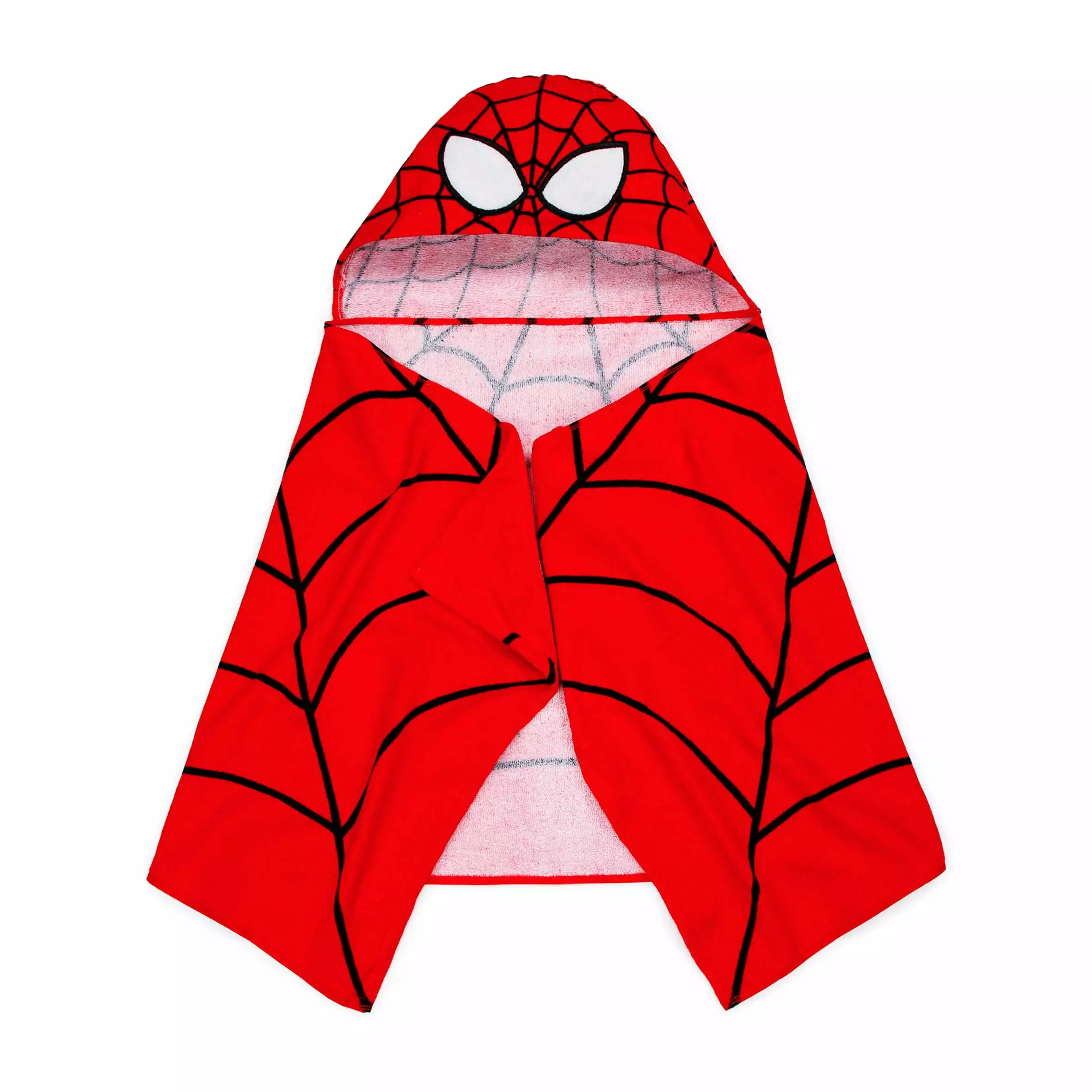 Spider-Man Kids Cotton Hooded Towel - Marvel Superhero Bath & Swim Towel Boys & Girls