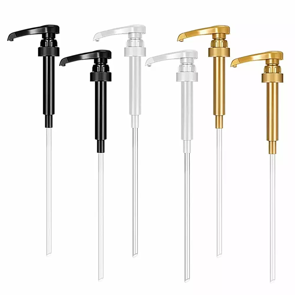 6 Pack Coffee Syrup Pump Dispenser 750ml Bottles Works Torani DaVinci Zeonetak