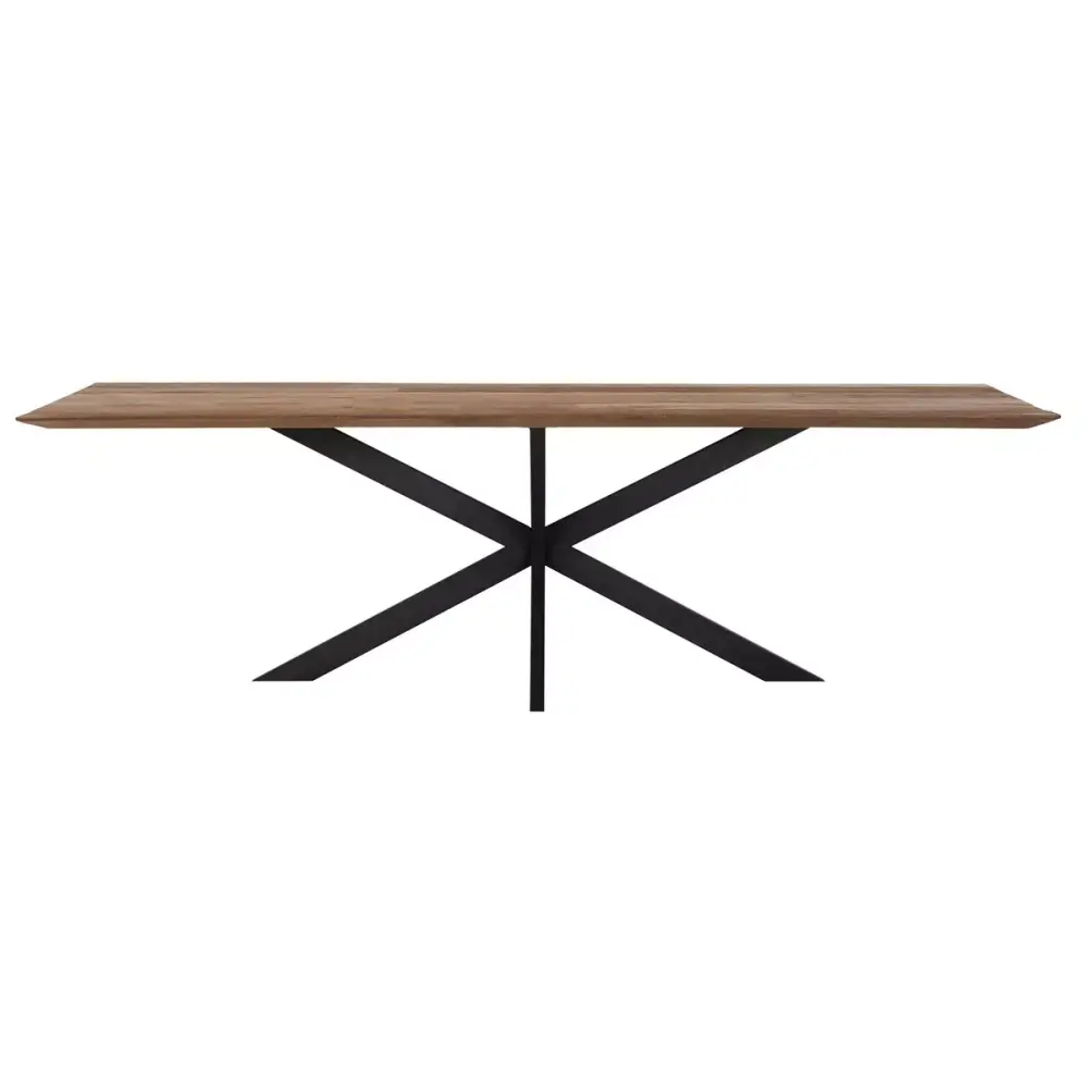 Curves Rectangular Dining Table - Recycled Teakwood