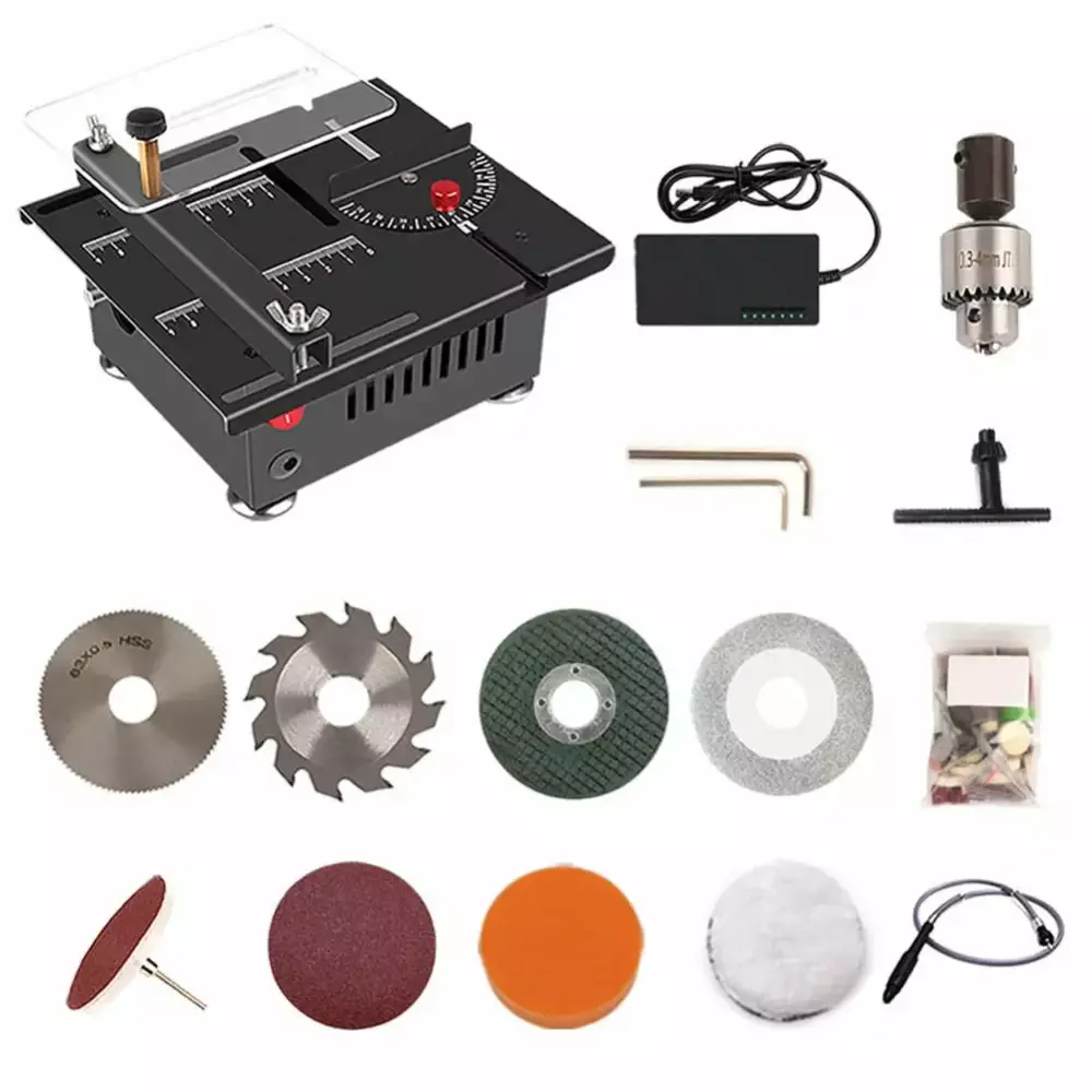 100W Precision Electric Table Saw DIY Crafts and Woodworking Projects