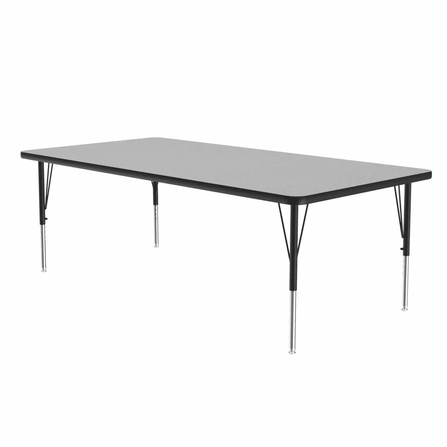 Correll Laminate Top Activity Tables Grey Granite Finish - Durable Kids' Table