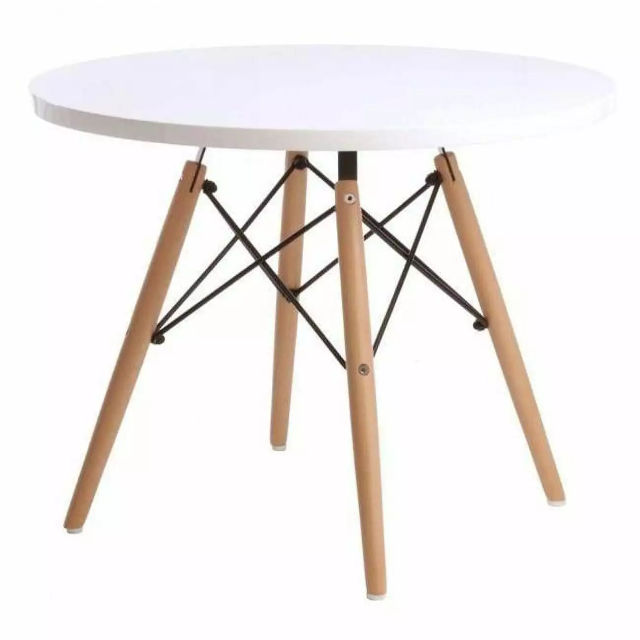 Paris Kids Playroom Table White 19 x 23.5 x 23.5 AnimaciOn