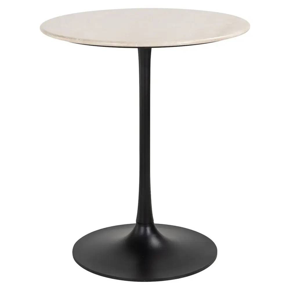 Tavolo Marble Round Bistro Table 70cm - Onyx
