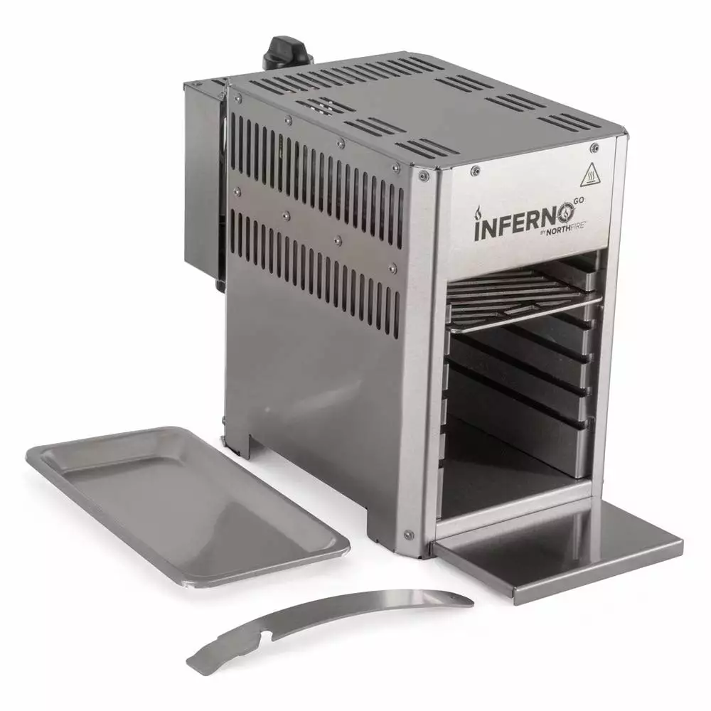 NorthFire INFERNOGO Propane Infrared Single Burner Outdoor Tabletop BBQ Grill