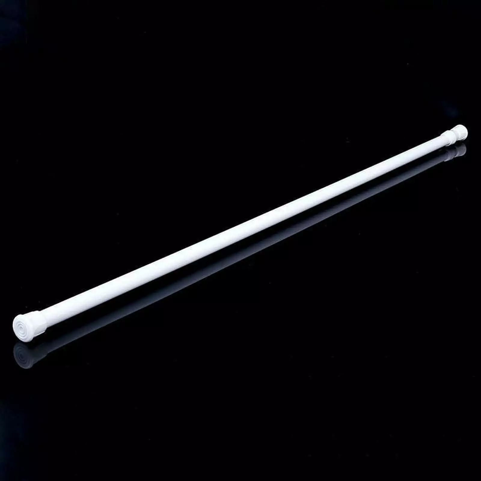 2PCS Tension Rods 23-43 Inch Spring Curtain Rod Kitchen Window Valance Funcee