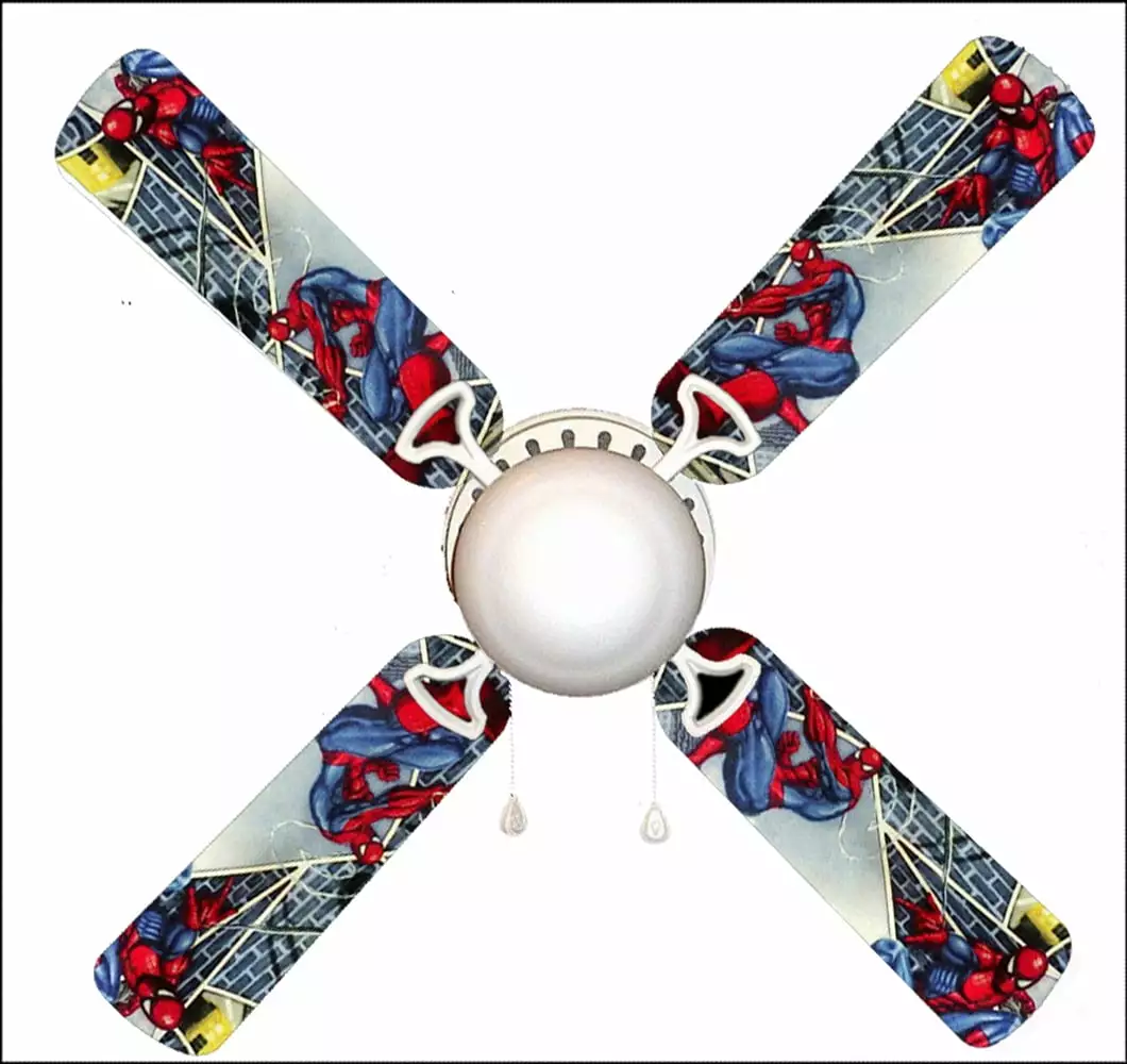Spiderman Superhero 42 Ceiling Fan and Lamp 888 Cool Fans