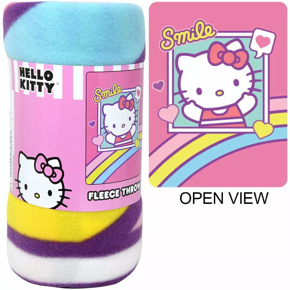 Hello Kitty 45x60 Fleece Throw Blanket