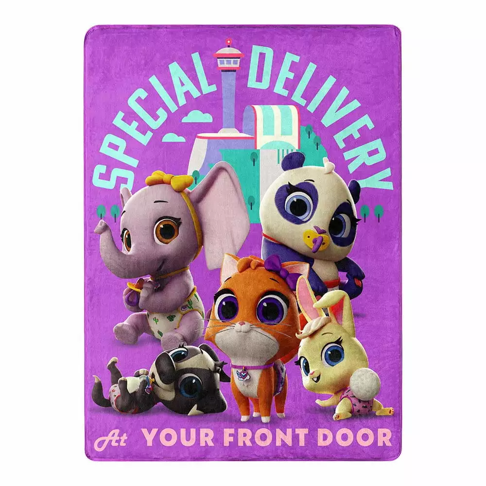 T.O.T.S. Special Delivery Silk Touch Throw Blanket Tots