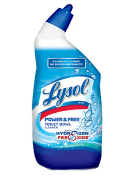 Lysol 85020 Power And Free Toilet Bowl Cleaner Cool Spring Breeze 24 Oz