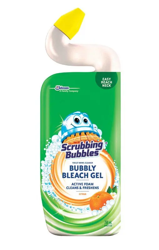 Scrubbing Bubbles 71580 Citrus Bubbly Bleach Gel Toilet Bowl Cleaner