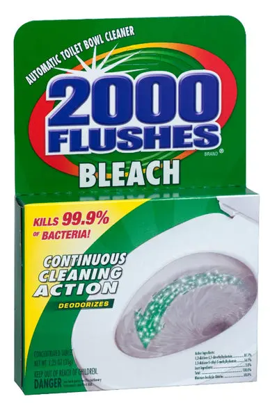 2000 Flushes 290071 Chlorine Anti Bacterial Automatic Toilet Bowl Cleaner 1.25 Oz