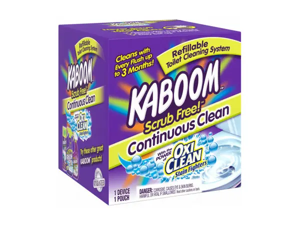 Kaboom 35113 Scrub Free Toilet Cleaning System Oxi Clean