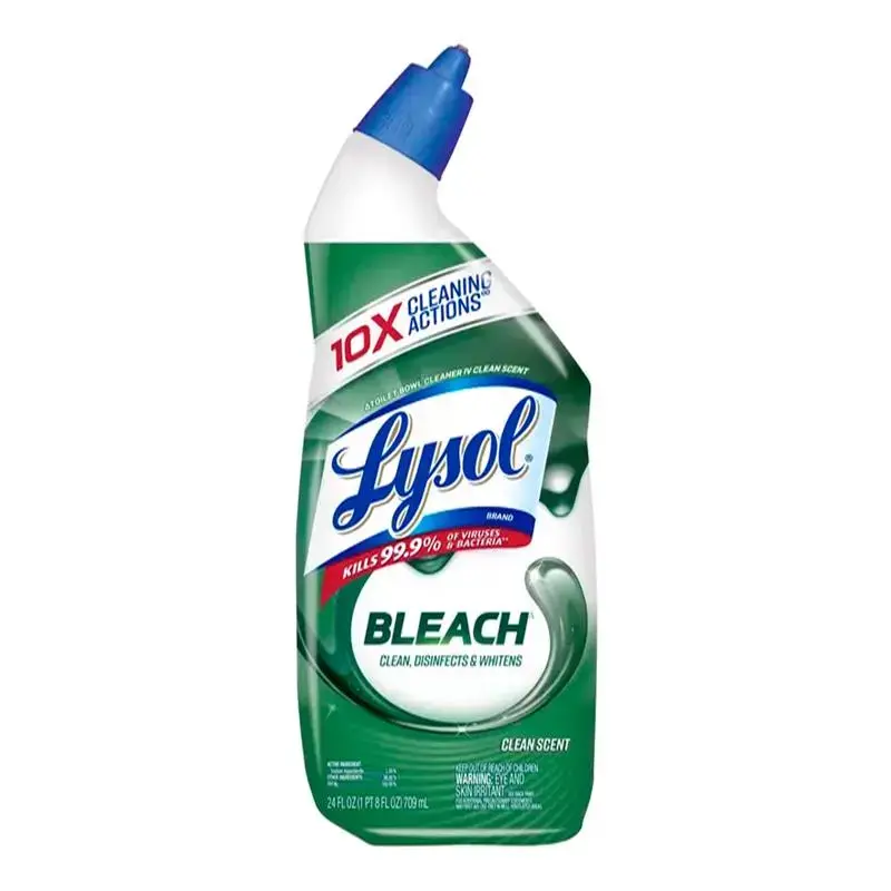 Lysol Complete Clean No Scent Toilet Bowl Cleaner 24 oz Gel 9 Pack