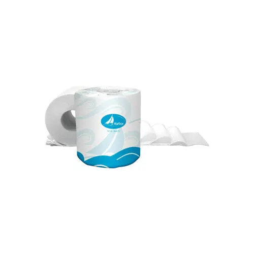 Harbor H24480 2 Ply Toilet Paper White 4 Pack Bathroom Tissue