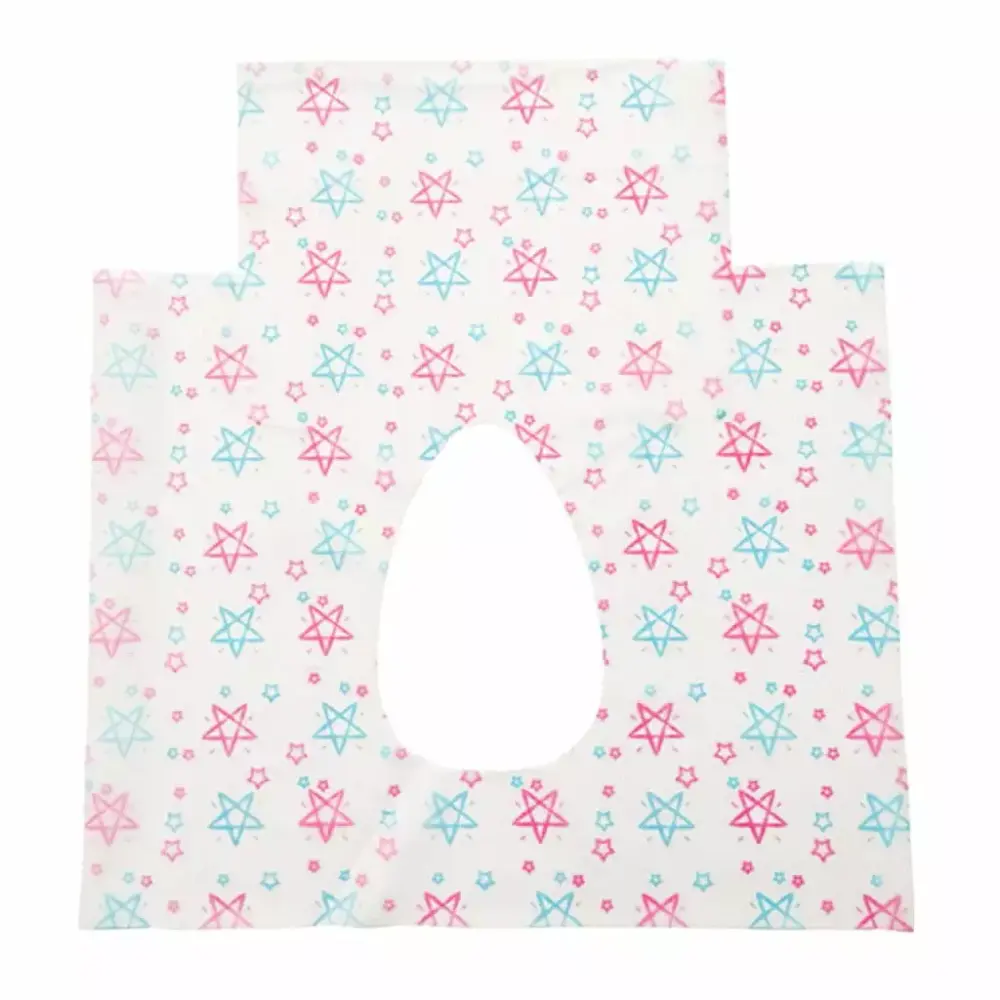 CozyQx 10Pc Disposable Toilet Seat Cover Mat Travel-Friendly Bathroom Pad Business Trips Home Decor
