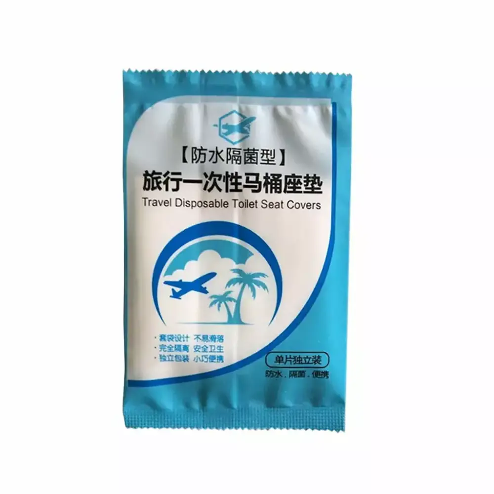tangyuanzzz 30Pcs Disposable Travel Toilet Seat Covers Sticker Stool Bathroom Products