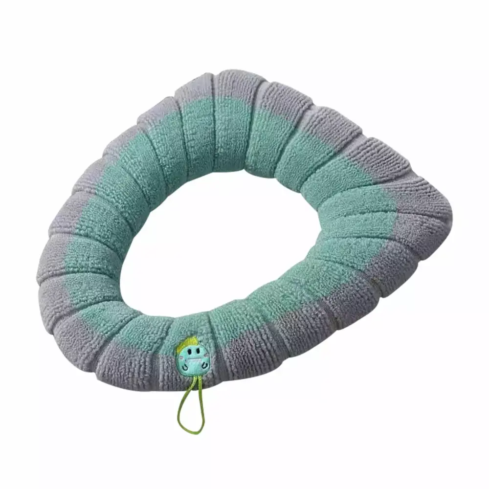 XHLQCBL Winter Thickened Toilet Seat Cushion Knitted Cotton Cover Tailbone Pain Coccyx Cushion