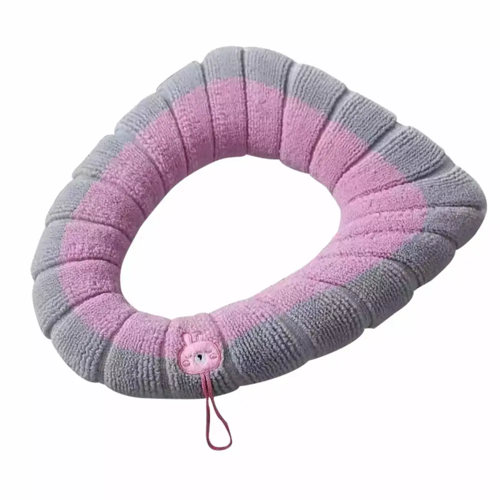 XHLQCBL Winter Thickened Toilet Seat Cushion Washable Knitted Cover Car Chair Cooling Pad