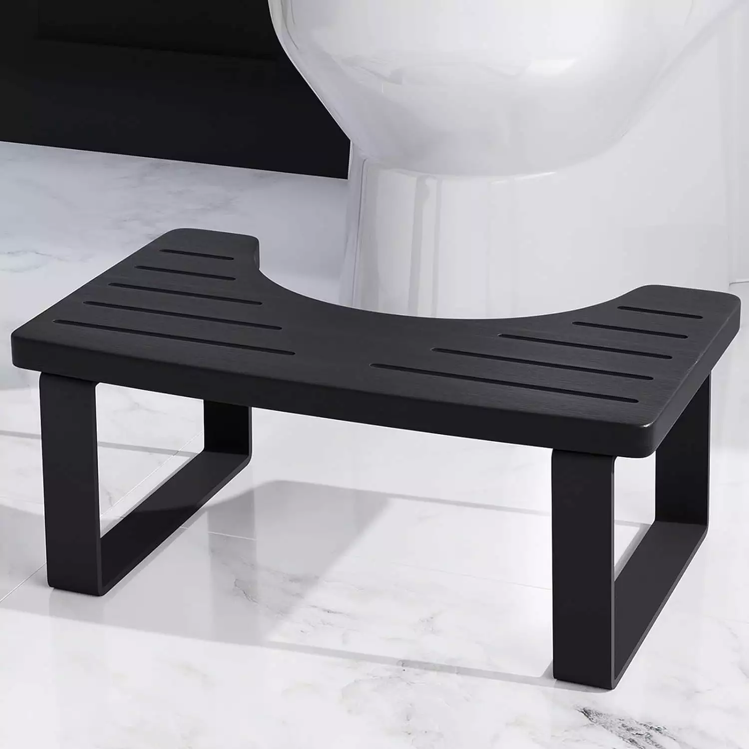 Bamboo Squatting Potty Stool Adults and Kids Travel-friendly Toilet Step LU MIAO