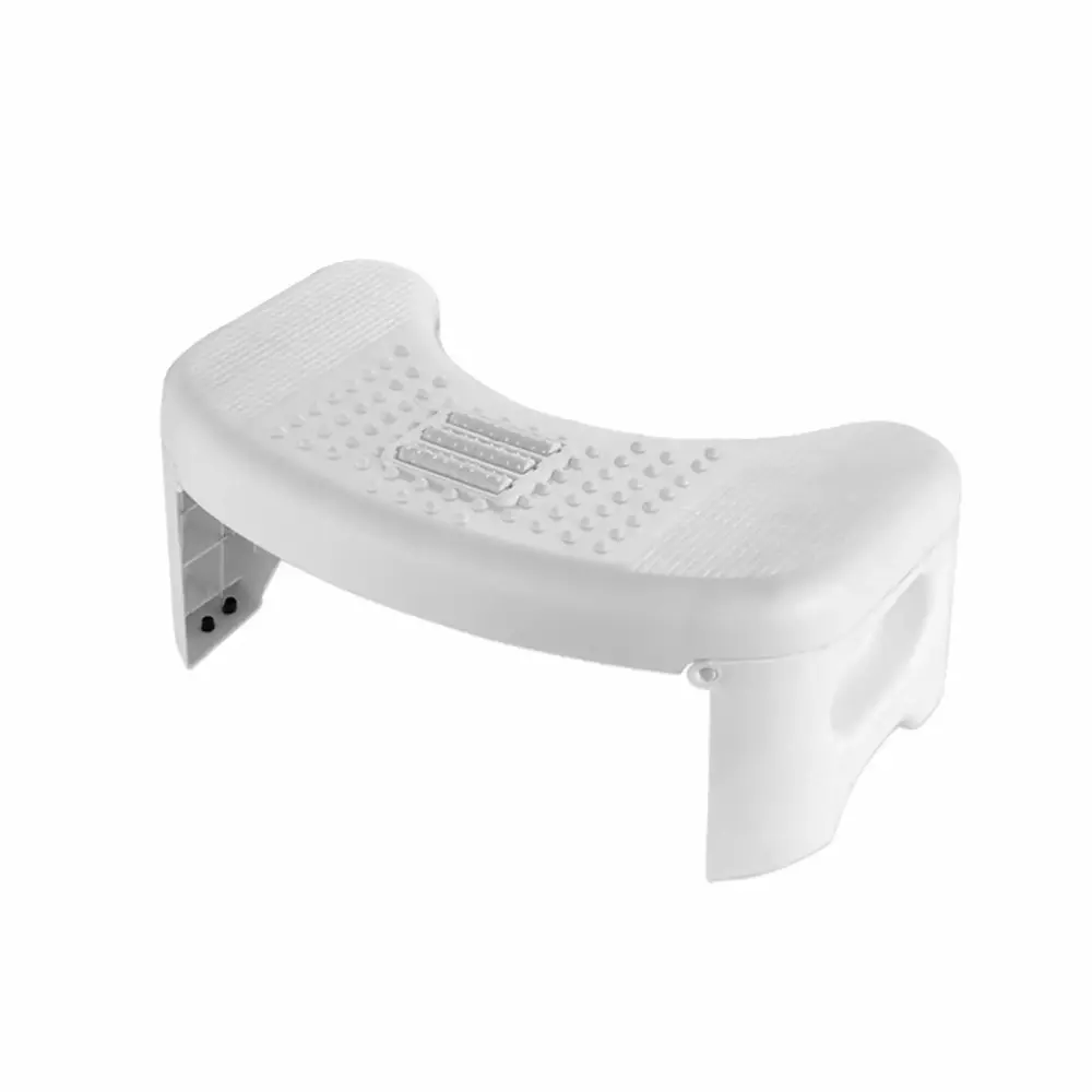 WRKEKC Folding Toilet Stool Kids Adults Travel-Friendly Non-Slip Footrest