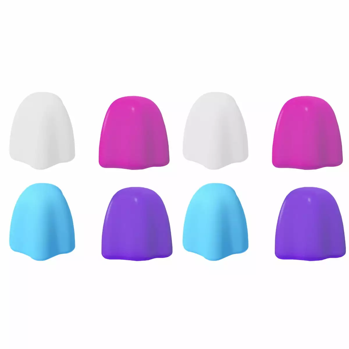 8 Pcs Kids Automatic Toothbrush Accessible Caps Toothpaste Squeezer COLO