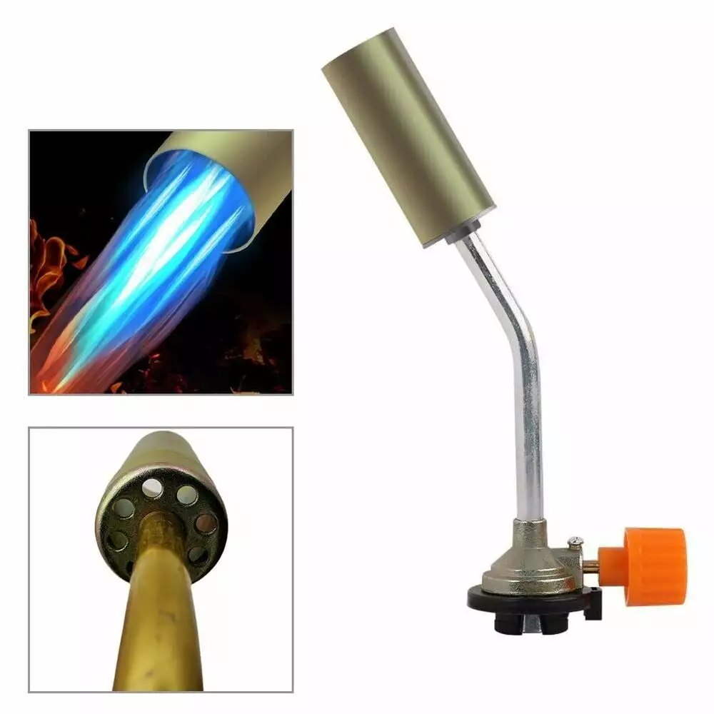 Gas Torch Flame Blowtorch Butane Gas-Burner Lighter Outdoor Camping BBQ Yuri