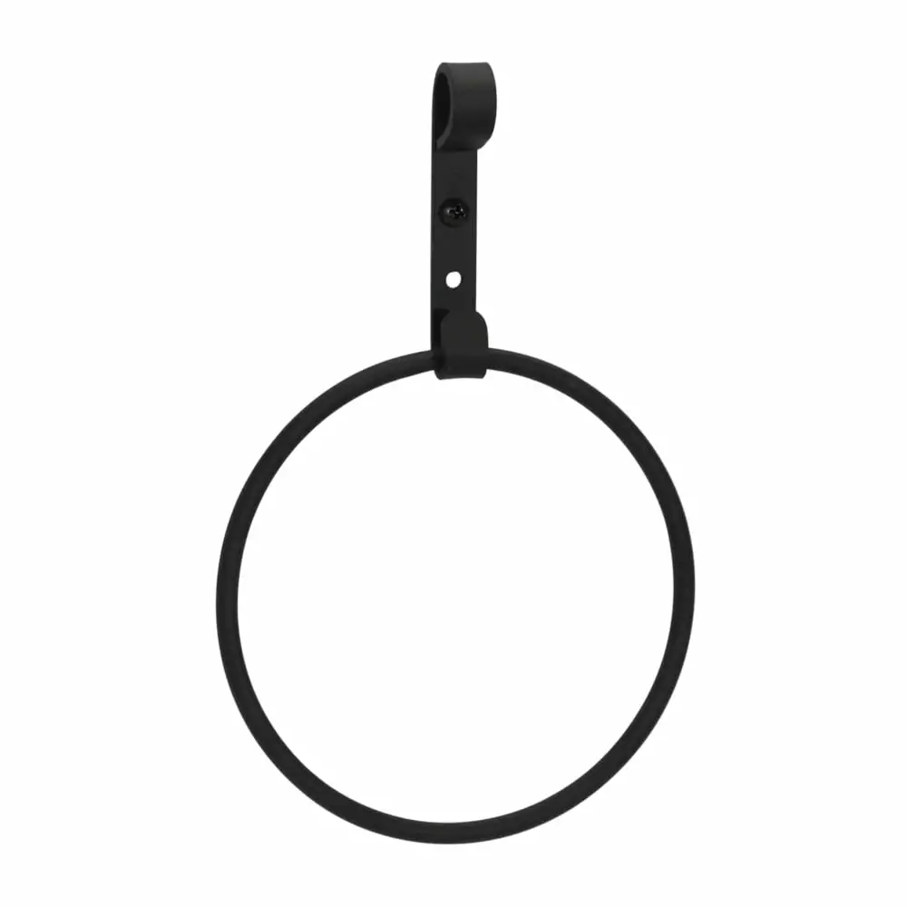Plain Towel Ring Bathroom Accessory Wall-Mounted Village Wrought Iron