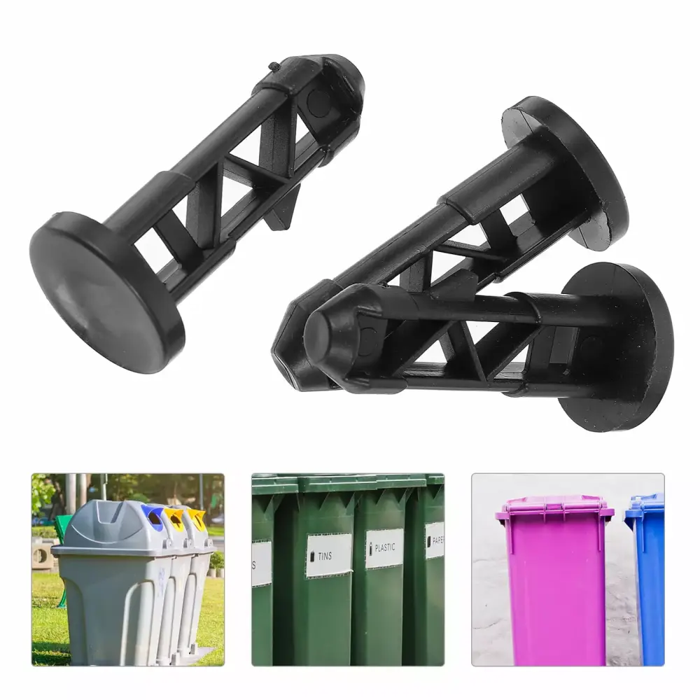 6-Piece Trash Can Latch Set Outdoor Plastic Trash Bin Accessories