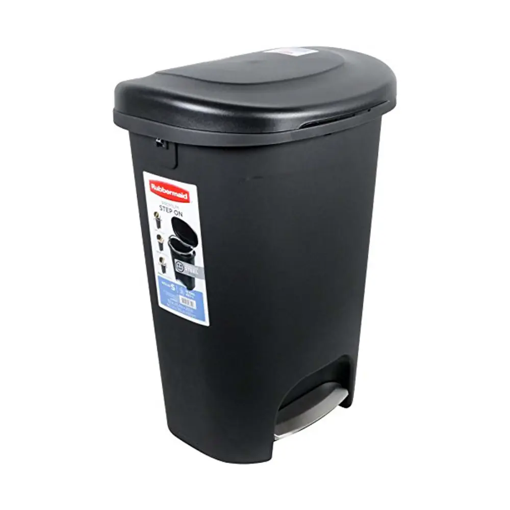 Slow Close Step-on Kitchen Trash Can LinerLock System, 49.1 L