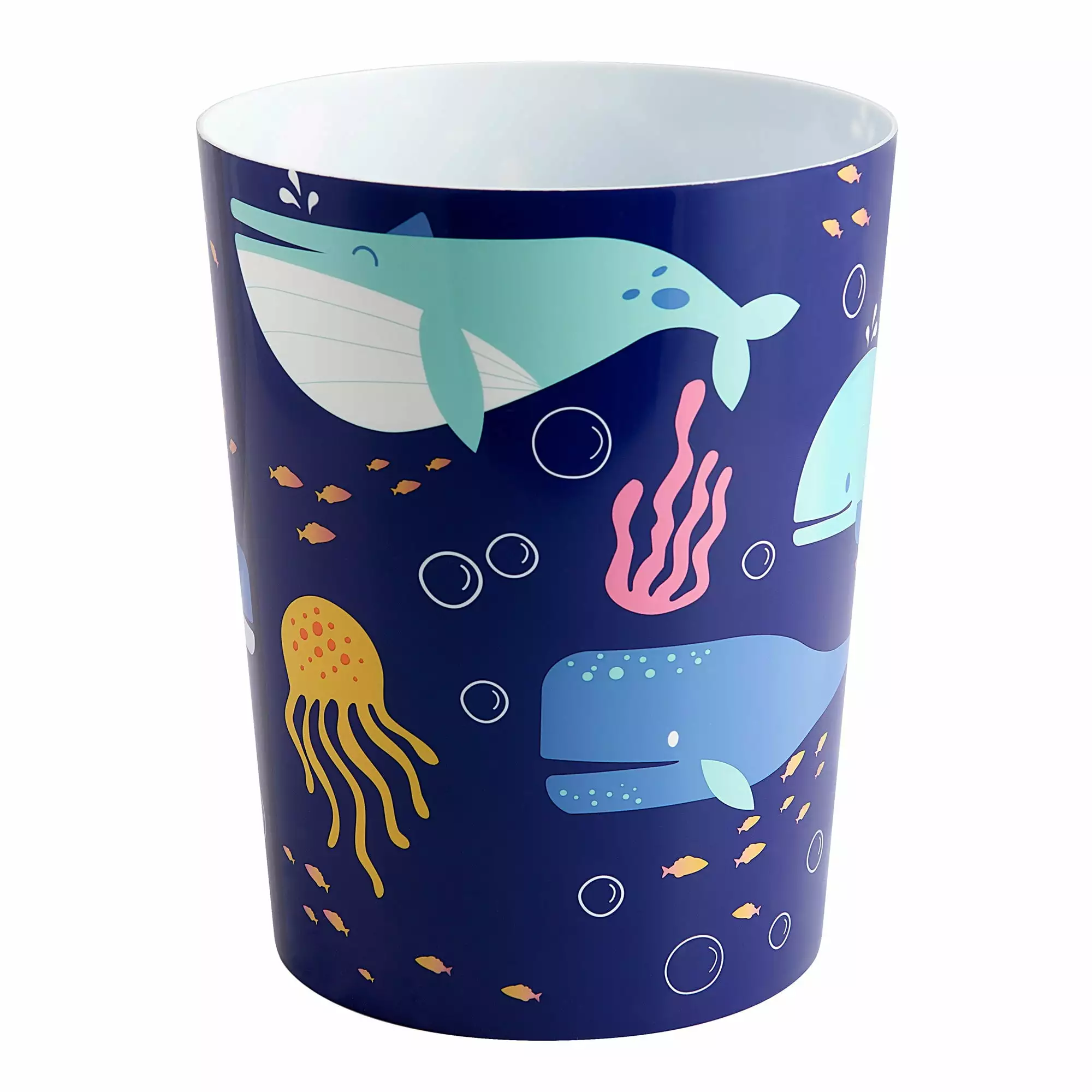 Allure Home Creations Whales Waste Bin Trash Can Bathroom or Kitchen