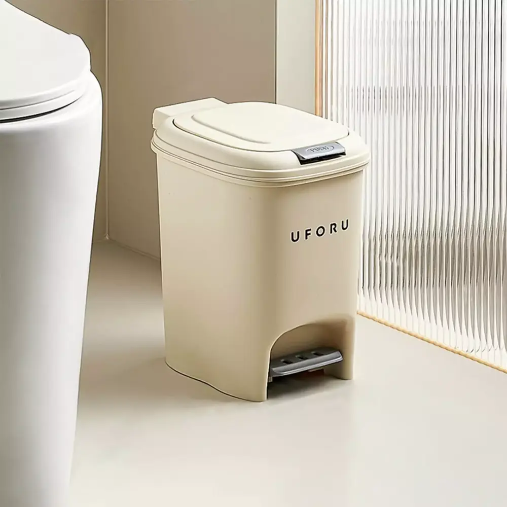 Bxaolu Large Capacity Household Kitchen Trash Can Lid and Foot Pedal Clearance Items