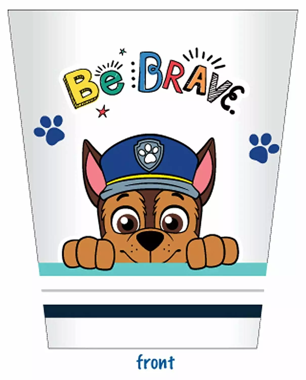 Paw Patrol Themed Waste Bin Trash Can Kids Room Franco Manufacturing