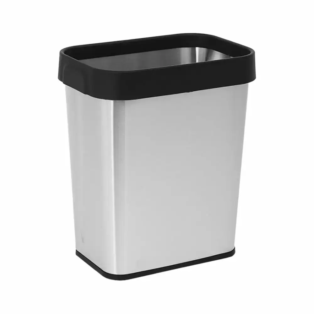 Homemaxs Stainless Steel Trash Can Practical Waste Bin Home Kitchen Office 10