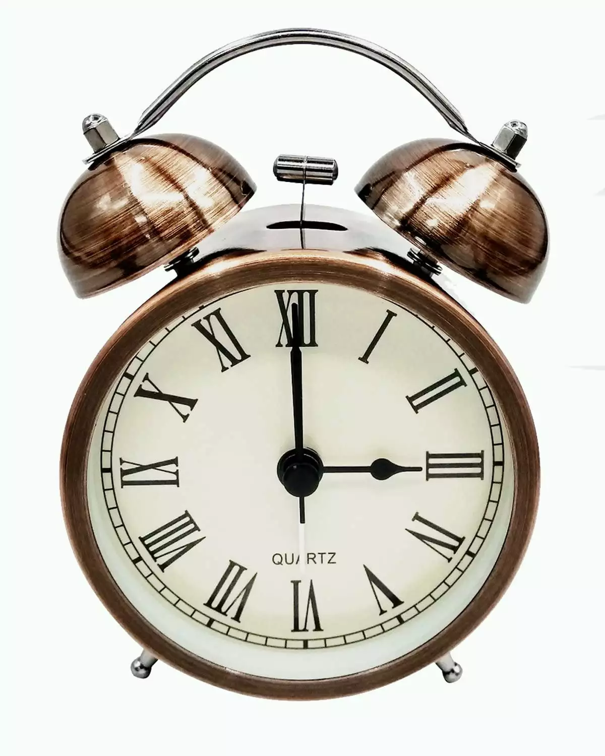 Vintage Retro Silent Non-Ticking Travel Alarm Clock Loud Bell Kids Billbianc