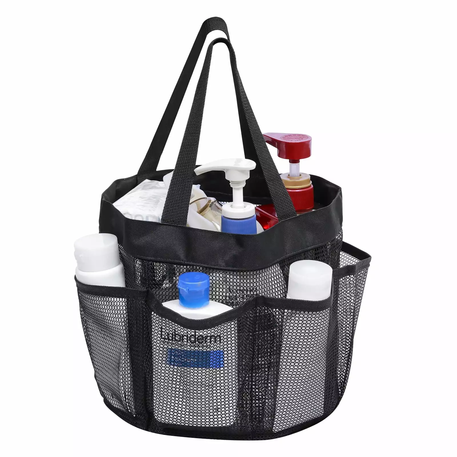 Urban Deco Mesh Shower Caddy Travel-Friendly Multifunction Shower Bag College Dorm Gym