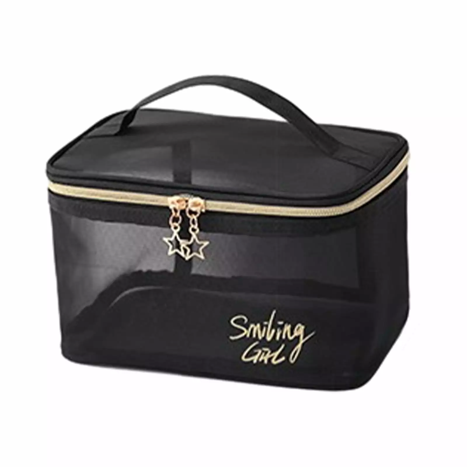 Outoloxit Mesh Shower Caddy Tote Bag Quick Dry Travel Gym Camping Black