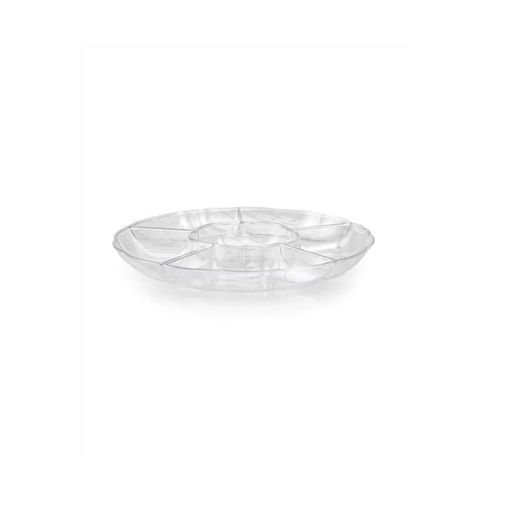 Arrow Home Products 81000 Clear Plastic Dip Tray Parties and Entertaining
