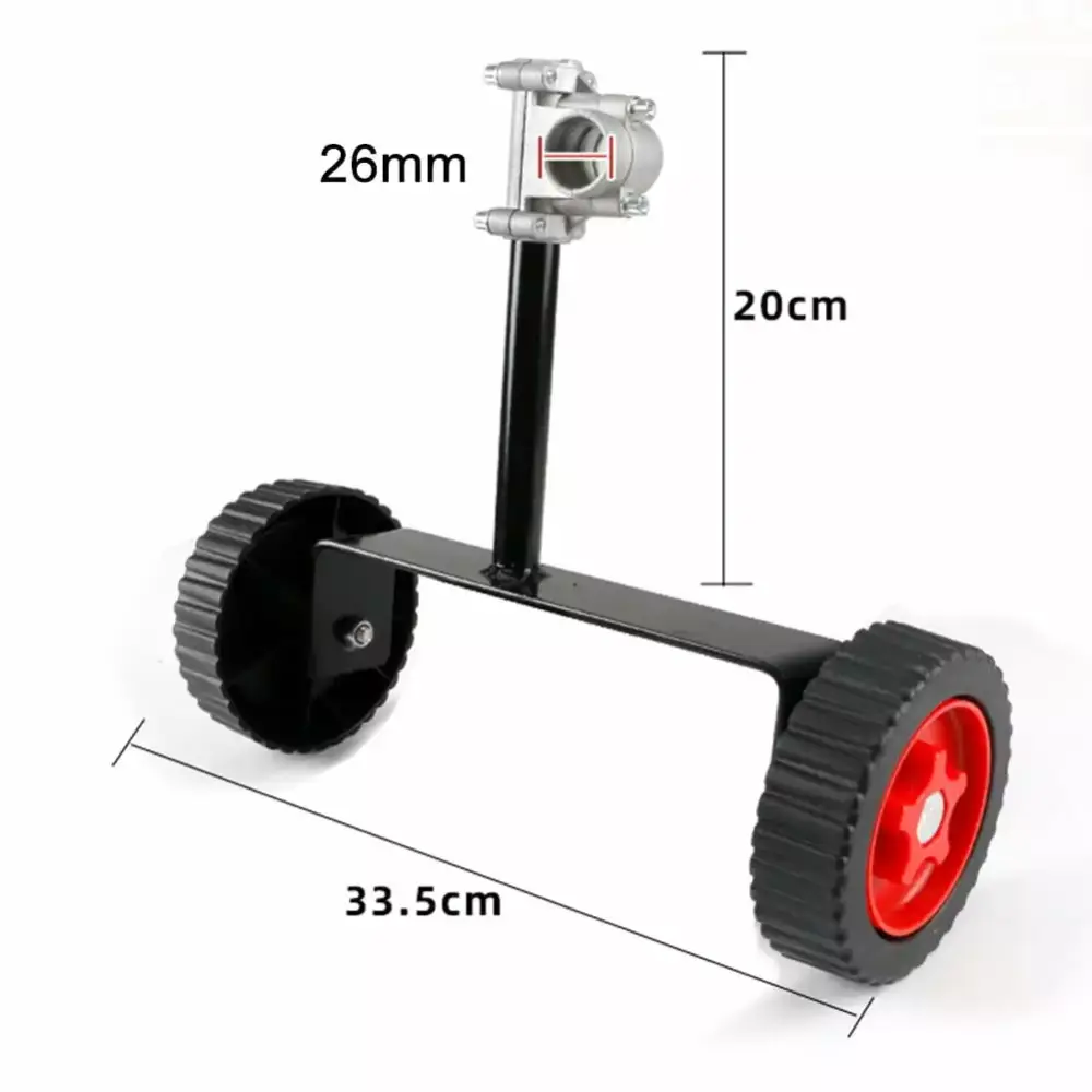 Ana Upgrade Walk Behind String Trimmer Wheels - Stable Push Mower Attachment Easy Lawn Care 26