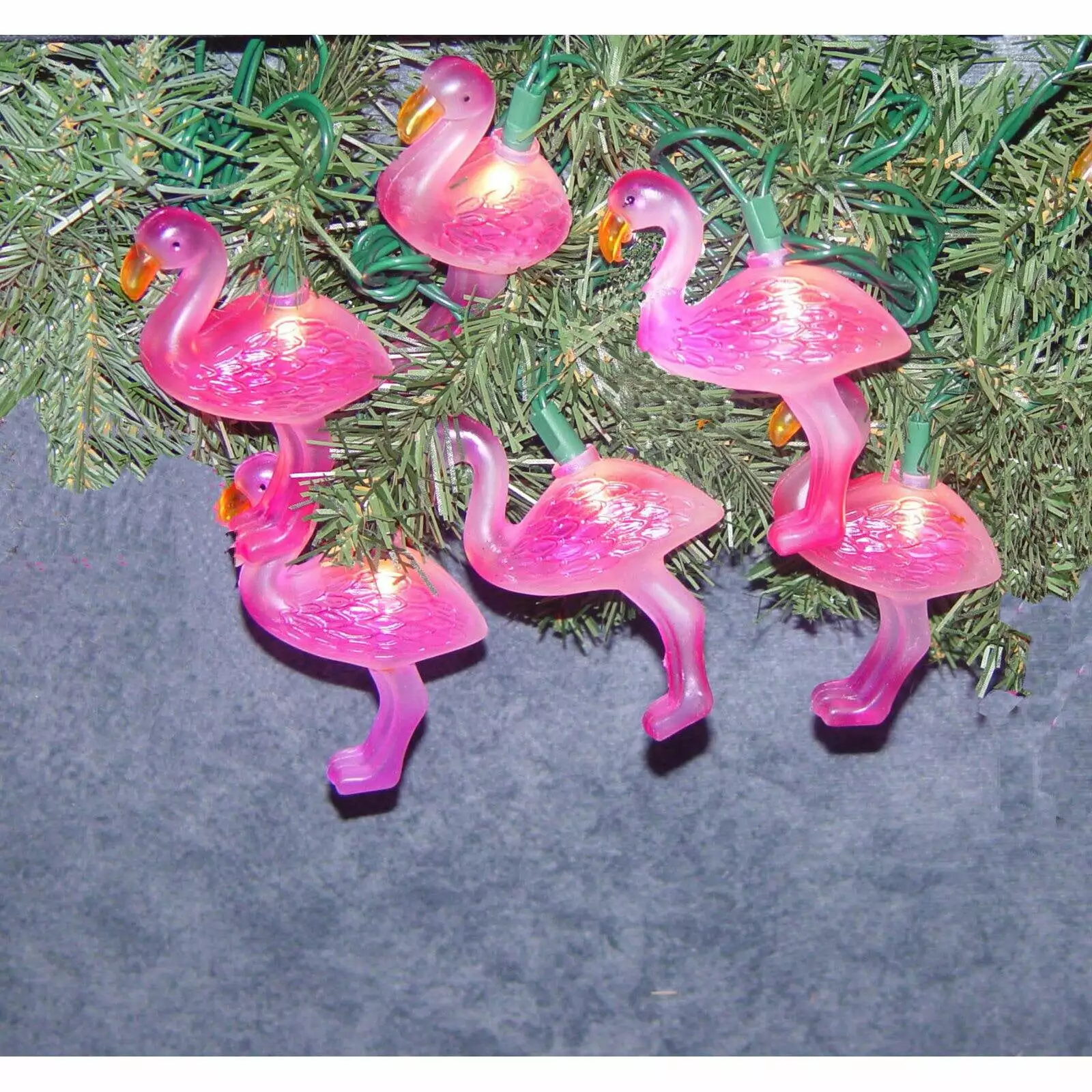 10 Bulb Flamingo Novelty Light String Tropical Decor Lighting Kurt S. Adler