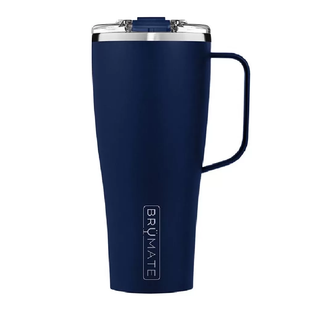Brumate Toddy XL Insulated Mug 32oz Matte Navy Double Wall Stainless Steel
