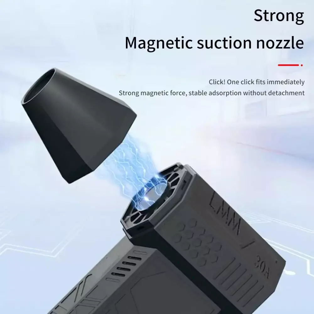 130000RPM Type-C Turbo Fan Blower 200W Handheld Compressed Air Tool Cleaning