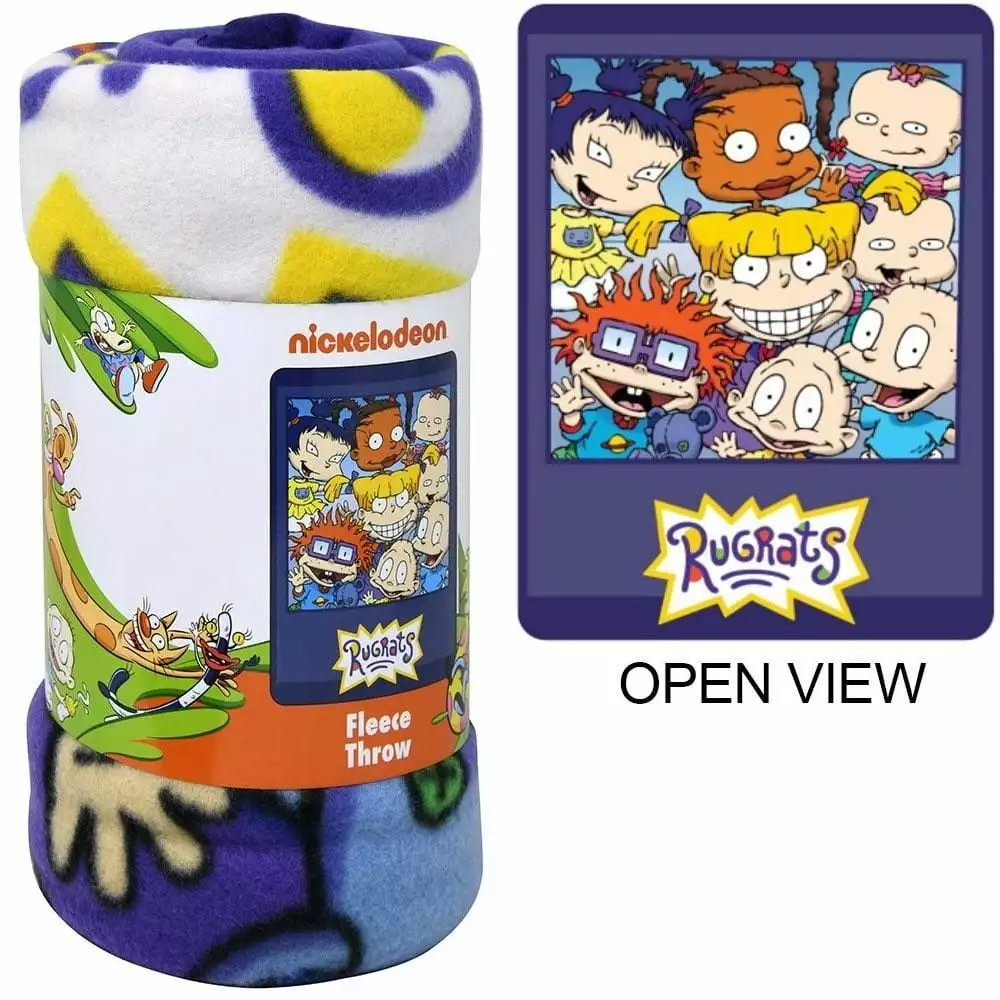 Nickelodeon Rugrats Fleece Throw Blanket 45x60