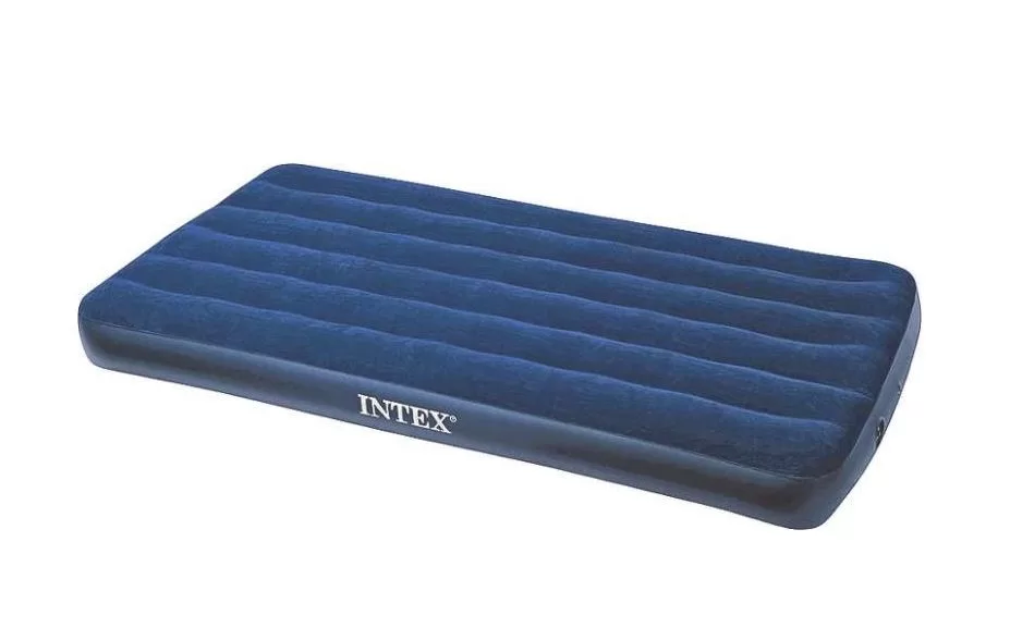 Intex 68757 Classic Downy Twin Airbed Mattress 39 x 75 x 8.75 Inches Comfortable Inflatable Bed