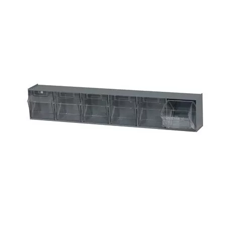 Quantum QTB306GON Clear Tip Out Bin Under Sink Storage