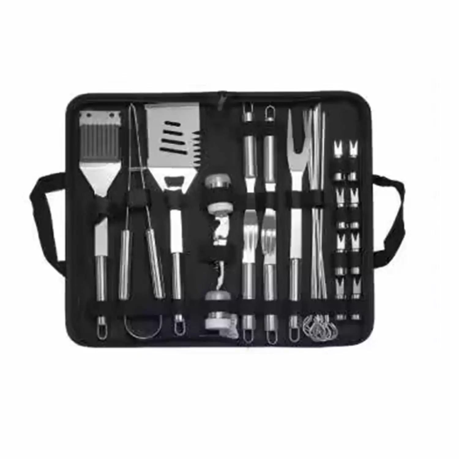 SUNOYAR 29PCS BBQ Grilling Accessories Heavy Duty Stainless Steel Grill Set Case